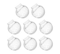 NUOBESTY Glass Globe Lampshade 8pcs Crackle Finish Diameter Replacement Shade for Pendant Light Fixture Outdoor Walkways Use