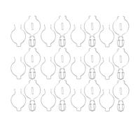 NUOBESTY Glass Jar Sealing Buckle 12Pcs Stainless Steel Unique Spring Design for Airtight Storage and Long-Term Food Freshness