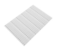 NUOBESTY Global Use 108 Pack Large Labels Stickers White Adhesive Tags for Cosmetics Sound Magnetic Theft Tags