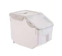 NUOBESTY Grain Storage Barrel Large Capacity Airtight Plastic Bin for Pet Food Storage Box Suitable for Home Kitchen Containers Keeping Dry Food Fresh for Pets