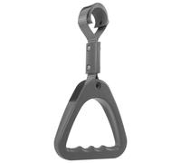 NUOBESTY Gray Triangle Bus Handle Ring for Subway and Car, Triangle Hand Strap for Bus and Vehicle, Replacement Handle for Trash Can Lid and Public Transport Grips