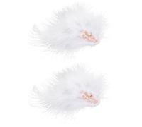 NUOBESTY Hairpin Barrettes for 2Pcs Duckbill Clips Elegant Accessories for Evening Dresses and Buns