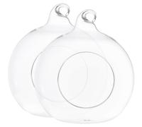 NUOBESTY Hamster House Cooling Nest for Small Pets 2pcs Glass with Cooling Design and Portable Carrier for Summer Use at Home or Office