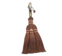NUOBESTY Handmade Witch Broom Hanging Charm with Crystal Altar Design Retro Style Halloween Pendant Ornament for Home Decor Car Pendant Sacred Wiccan Altar Decoration Gift