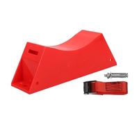 NUOBESTY Heavy Duty Gas Cylinder Retention Strap Wall Mounted Plastic Bracket with Expansion Screws for Laboratory Warehouse Factory Supplies