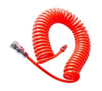 NUOBESTY High Pressure PU Recoil Tube for Air Compressor with Connector Sturdy Flexible Retractable Hose for Easy Storage and Movement for Pneumatic Applications