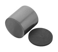NUOBESTY High Purity Graphite Crucible with Lid 30x30mm for Laboratory Analysis, Precious Metal Smelting, Metal Casting Mould for Gold, Silver,