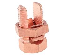 NUOBESTY High Strength Ground Wire Connector Split Bolt for Bonding and Grounding Compact and Weather Resistant Electrical Link Tool for Fence and Ground Cables Durable and Lightweight