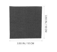 NUOBESTY High Temperature Resistant Graphite Welding Felt 100×100×5Mm for Experimental Gas Adsorption, Lightweight and Fire Retardant