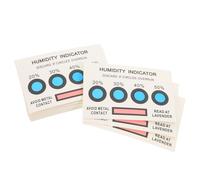 NUOBESTY Humidity Indicator Cards Color Changing 20pcs for Moisture Detection Absorbent Paper Material with Four Distinct Points, Compact Design for PCB and Electronic Components