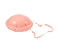 NUOBESTY Inflatable Fake Belly Halloween Props Big for Artificial Fake Pregnant Belly Plus Realistic Maternity Women Bump Pregnant Costume Pvc Pink