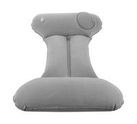 NUOBESTY Inflatable H-shaped Lumbar Support Pillow with Comfortable Support and Foldable Design, Made of Pvc and Flocking, for Airplane Journeys and High-speed Rail Trips