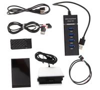 NUOBESTY Ips Computer Case Display Screen Dual USB Ports Brightness Multi Theme Monitor for PC CPU GPU RAM Data Monitoring Horizontal Vertical Support