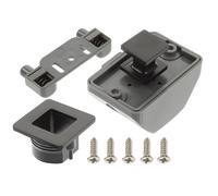 NUOBESTY Keyless Push Button Latch Lock for Cupboard and Drawer, Zinc Alloy Material, Minimalist Design, Sturdy and Not Easy to Break, Suitable for Yacht Drawers and Rvs