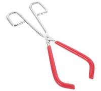 NUOBESTY Laboratory Flask Tong Clamp Beaker Holder Clip, Chrome-Plated Steel Test Tube Clip for Lab Experiments and Condenser Tube, Sturdy Lab Supply Tool for Scientific Use