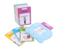 NUOBESTY Language Learning Machine with Cards and Speech Therapy for Boys Interactive Early Educational for Cognitive Development and English-spanish Word Recognition