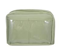 NUOBESTY Large Capacity Pencil Case Canvas Zipper Pencil Pouch for School Stationery Organizer Portable Pen Bag for Students Teaching Assistant