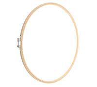 NUOBESTY Large Embroidery Hoop 36cm Bamboo DIY Embroidery Circle Frame Craft for Cross Stitch