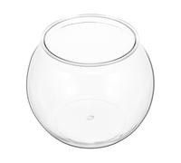 NUOBESTY Large round Fish Tank Aquarium Shatter-resistant Plastic Desktop Goldfish Bowl Office and Home Decorative Fish Bowl for Aquarium Plants and Small Keeping