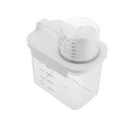 NUOBESTY Laundry Liquid Storage Container Box with 1100ml Capacity and Measuring Cup Plastic Laundry Organizer for Room Organization and Detergent Dispensing