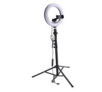 NUOBESTY LED Ring Light with Color Modes and Brightness Levels Live Stream Fill Light Kit with Stand for Photography Selfie and Beauty Lighting Lightweight and Portable Design