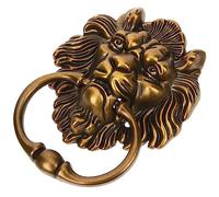 NUOBESTY Lion Head Shaped Cabinet Door Handle Durable Zinc Alloy Drawer Pull Ring for Home Decor Easy to Install Replacement for Wardrobes and Cupboards