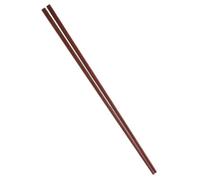NUOBESTY Long Red Sandalwood Hot Pot Chopsticks 32Cm, Extended Natural Wood Cooking Chopsticks for Frying and Serving, Non-Painted Sturdy Kitchen Dining Utensils for Household Use
