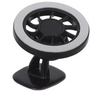 NUOBESTY Magnetic Car Mount Phone Holder for Car 360° Rotating Black | Abs and Magnet Build, Quick Attachment, Flexible Adhesive Design, Profile for Dashboard or Vent Driving