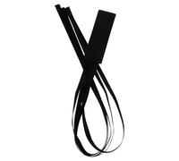NUOBESTY Magnetic Leather Page Markers for Bible Reading, Ribbon Book Mark Strip for Students and Teachers, Black Ribbon Bookmark