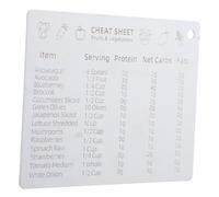 NUOBESTY Magnetic Measurement Conversion Chart Magnetic Conversion Chart with Magnet Backing Stainless Steel Wear Resistant for Kitchen Cooking on Metal Door and Cabinet