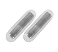 NUOBESTY Magnetic Stirring Rods Ptfe Coated Glass 8X32Mm 2Pcs Lightweight Portable Laboratory Accessories for Chemical Mixing