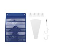 NUOBESTY Magnetic Whiteboard Hanging Bag Wall Pocket Chart File Holder for Classroom Home Use Organize Sentence Strips Cards Teaching Tool for Individual Group Activities