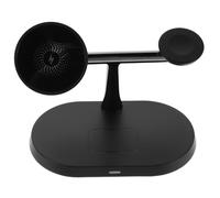 NUOBESTY Magnetic Wireless Charging Stand Fast Charger Dock for Phone Smartwatch Earbuds with Stable Magnetic Alignment Video Calls Home Office Use