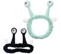 NUOBESTY Make up Headbands for Women and Makeup Headbands 2Pcs Elastic Comfortable Chic Stylish Hair Accessories for Women Girls Washing Face Applying Makeup