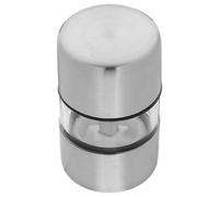 NUOBESTY Manual Mini Pepper Grinder Mill Stainless Steel Visible Multifunctional Pepper Crusher Refillable for Kitchen Cooking and Table Use