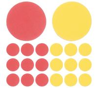 NUOBESTY Math Counters, 50pcs Bingo Chips Round Counting Chips Eva Two Color Counters Counters for Kids Math Counting Manipulatives for Learning, Educational Toy