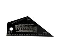NUOBESTY Measuring for Guitar Action Gauge High Precision String Height Gauge Fret Rocker Tool for Luthier Tools Guitar Kit Ruler for Fretboard