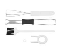NUOBESTY Mechanical Keyboard Keycap Remover Tool Ergonomic Design for Keycap Removal for Repair and Upgrading Includes Cleanup Brush