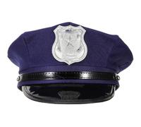 NUOBESTY Mens Dress Hats - Police Costume Party Favors Adult Cap for Cosplay Masquerade Officer Accessories