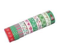 NUOBESTY Merry Christmas Material s Set of 10pcs Washi Tapes for Scrapbooking Christmas Decorations Style