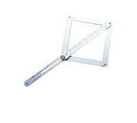 NUOBESTY Metal Angle Divider Miter Angle Measuring Ruler Corner Angle Finder Measurement Tool for Woodworking Flooring Tile