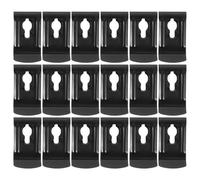 NUOBESTY metal tape clip, 20pcs spring steel replacement clips, universal fit, easy installation, workshop measurement work, black