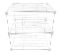 NUOBESTY Metal Wire Fridge Divider Shelf Freezer Organiser Bin for Seafood Storage Wire Partition Shelf for Refrigerator Freezer Bins