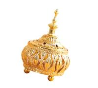 NUOBESTY Middle East European Lace Censer Incense Burner Ornament for Room Desktop Decor, Arabic Style Incense Holder Decorative Home Fragrance Accessory