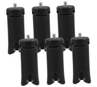 NUOBESTY Mini Camera Tripod Mount Portable Foldable Plastic Tripod Stand with 1/4 Screw Thread for Dslr Smartphone Photography Lighting Accessories Black, Compact Design for Travel