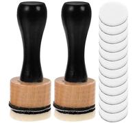 NUOBESTY Mini Ink Blending Tool with 1 Set Round Foam Pads for Distress Oxide Ink Craft Card Making 3X1.2 Inch