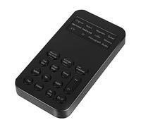 NUOBESTY Mini Sound Card Voice Beautifier and Portable Voice Changer for Mobile Phone and Computer, Live Broadcast Sound Effects Device Suitable for Gaming and Recording with Dc5.0v Power
