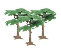 NUOBESTY Model Trees, 3pcs Mini Pine Tree Cypress Model Train Scenery Architecture Trees Fake Diorama Tree for Landscape, Sand Table, Dollhouse Decor