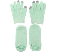 NUOBESTY Moisturizing Touch Screen Gloves for Women with Whitening Gel and Yarn Material, Soft Spandex Blend, 2 Pairs, for Beauty Care and Using Mobile Devices