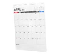 NUOBESTY Monthly Wall Hanging Calendar for Home Office Classroom Family-friendly Long-term Planner with Multi-nation Holidays Material Academic and Event Scheduling Organizer